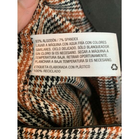 A New Day houndstooth print straight leg pants size 8 - Picture 4 of 9